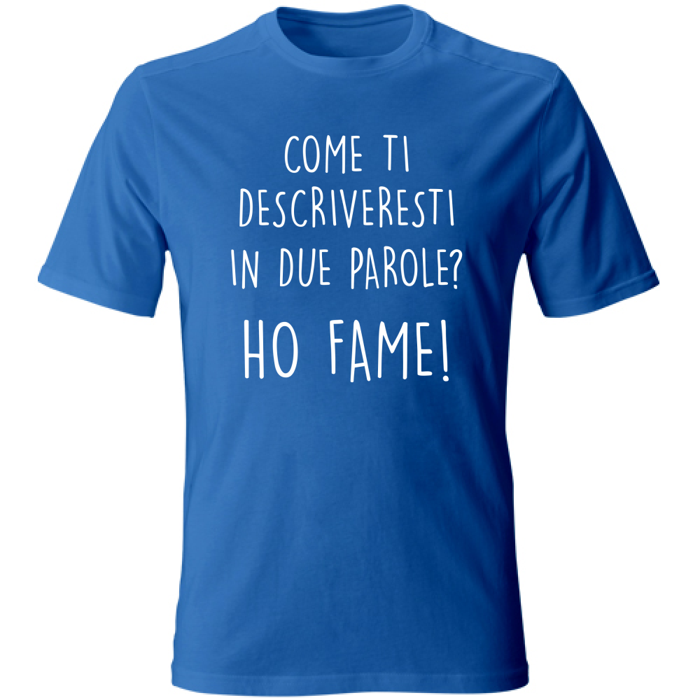 T-Shirt Unisex Due parole - Scritte Divertenti