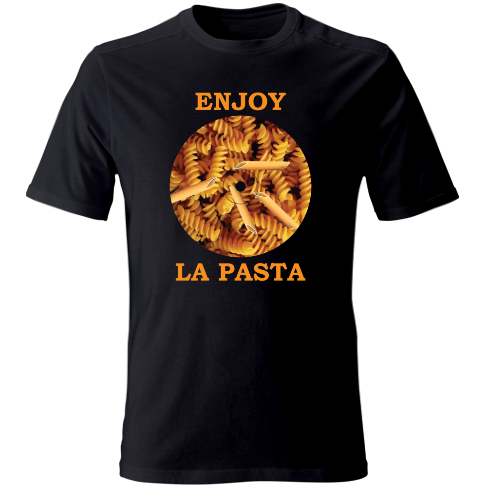 T-Shirt Unisex Large Enjoy La Pasta