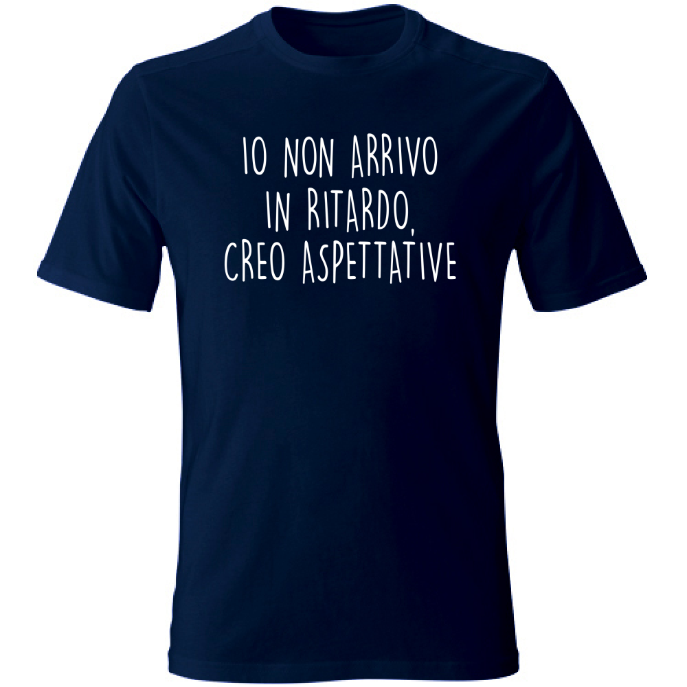 T-Shirt Unisex Aspettative - Scritte Divertenti