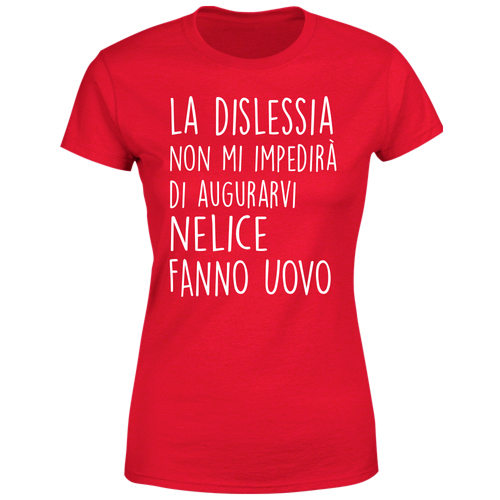 T-Shirt Donna Nelice Fanno Uovo - Scritte Divertenti