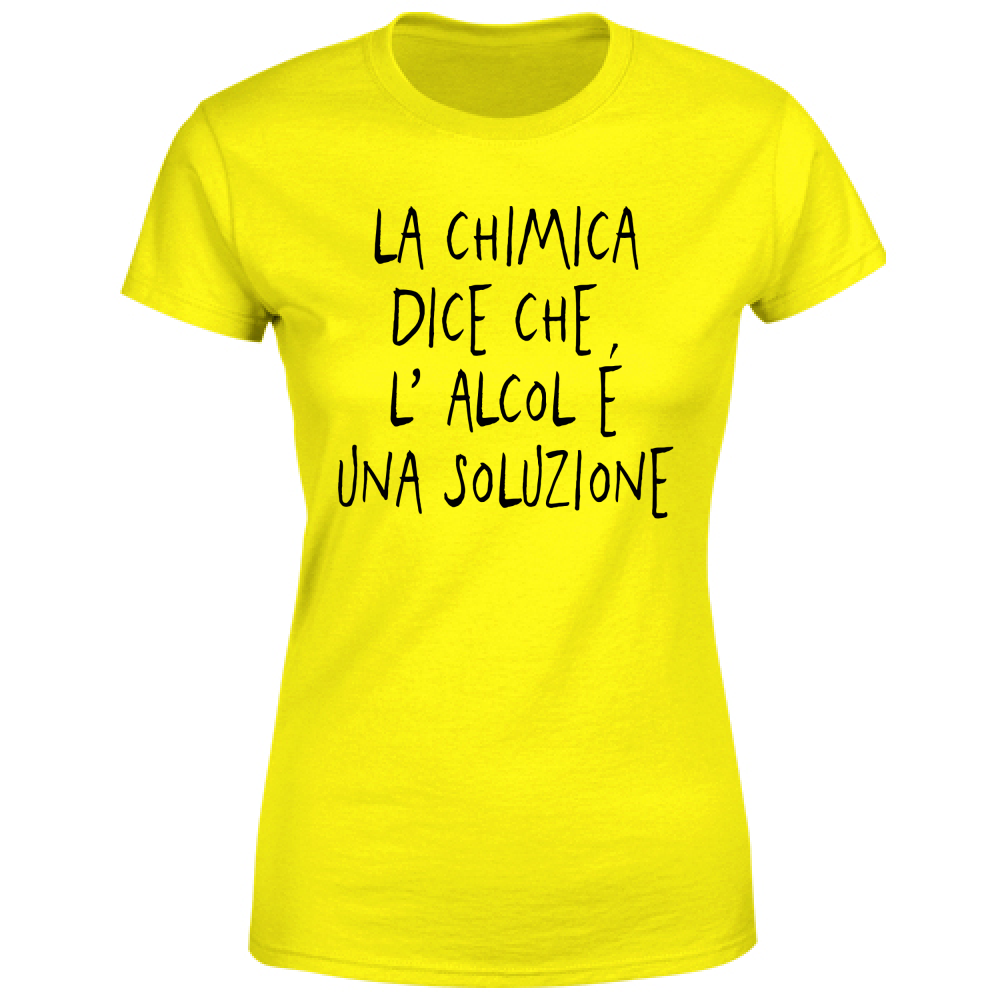 T-Shirt Donna Una soluzione - Scritte Divertenti - Chiara