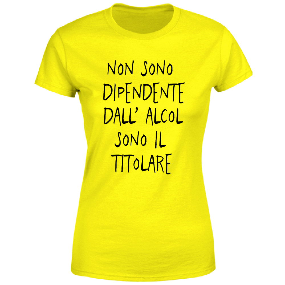 T-Shirt Donna Il titolare - Scritte Divertenti - Chiara