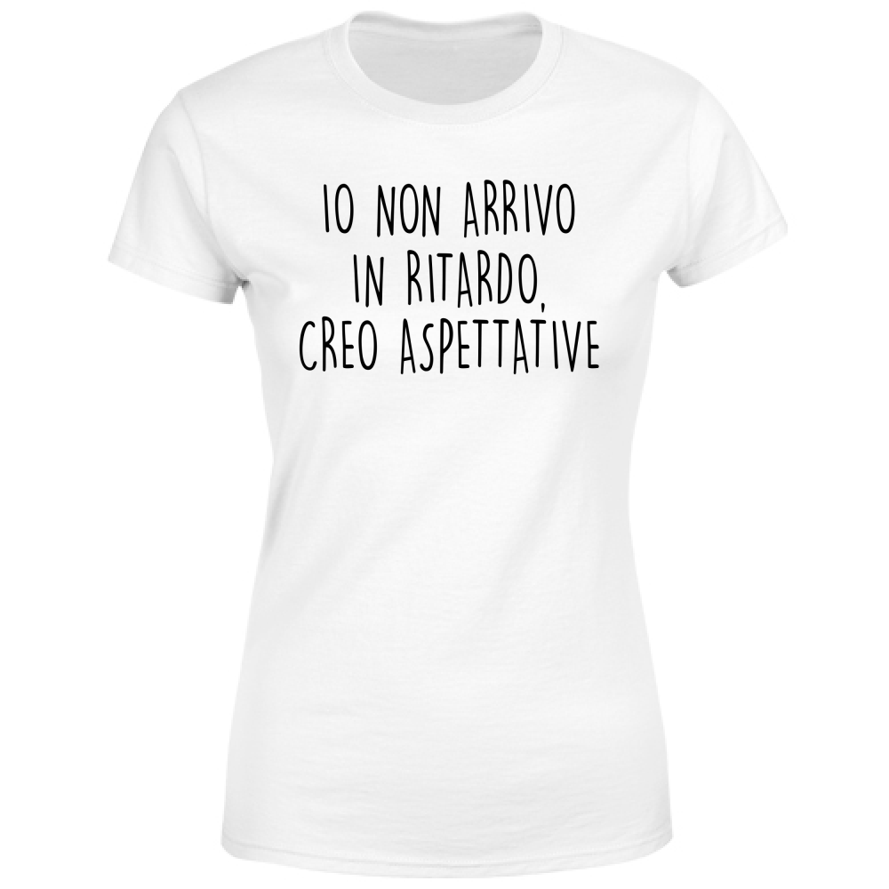 T-Shirt Donna Aspettative - Scritte Divertenti - Chiara