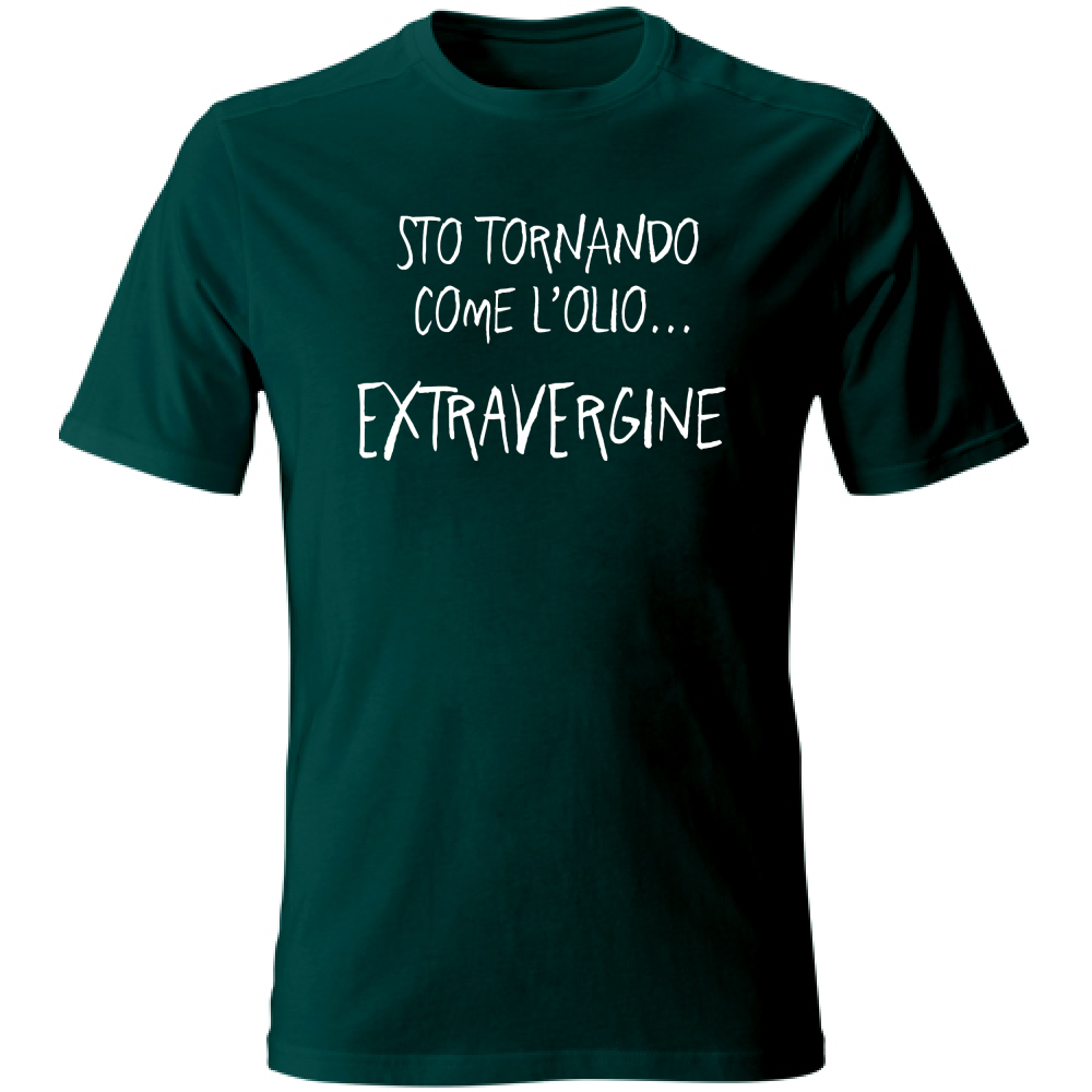 T-Shirt Unisex Extravergine - Scritte Divertenti