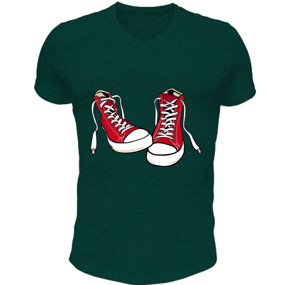 T-Shirt Unisex Scollo V Sneaker All