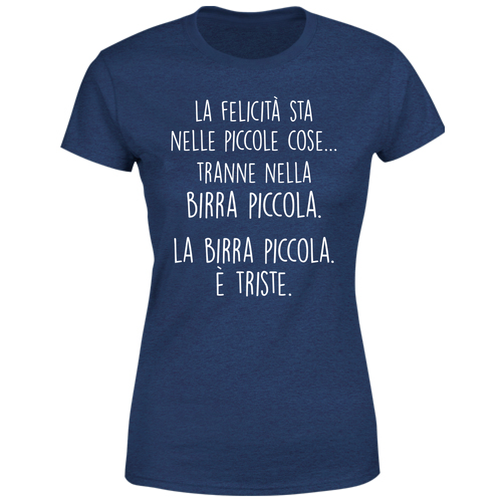 T-Shirt Donna Nelle piccole cose - Scritte Divertenti