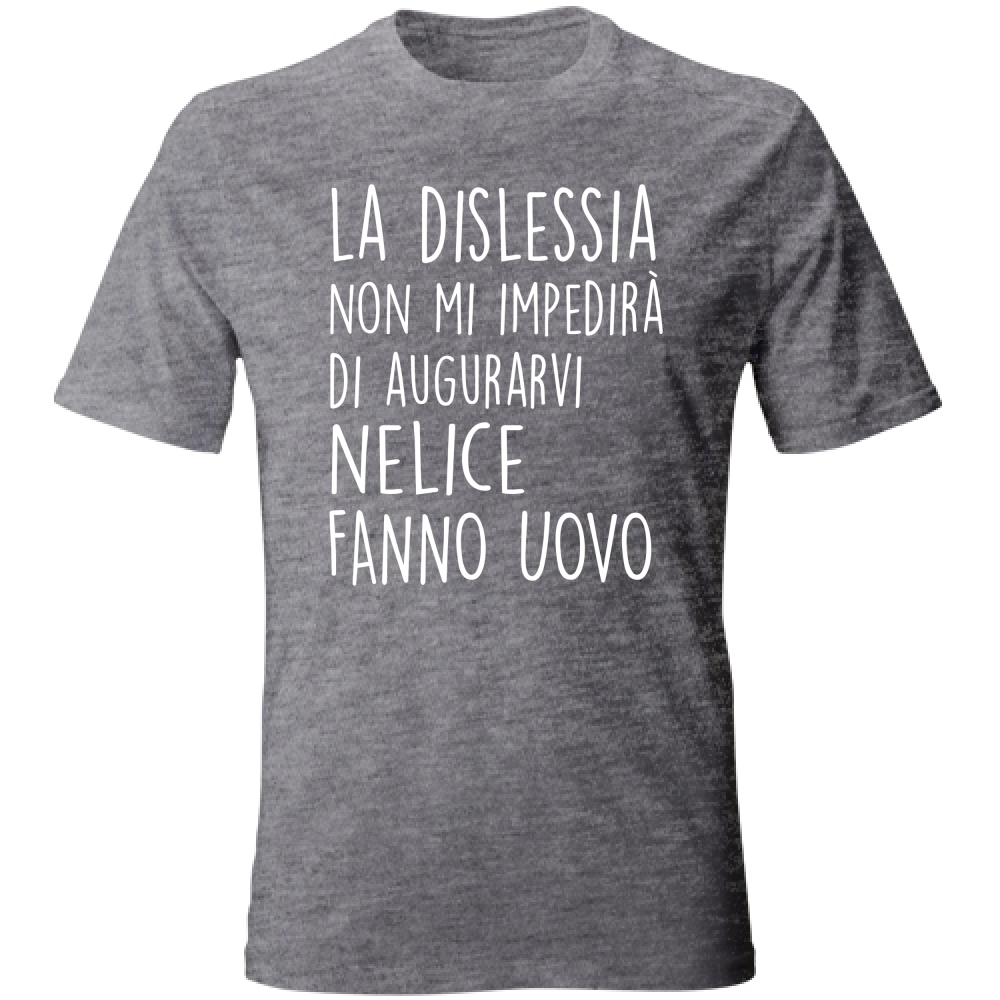 T-Shirt Unisex Nelice Fanno Uovo - Scritte Divertenti