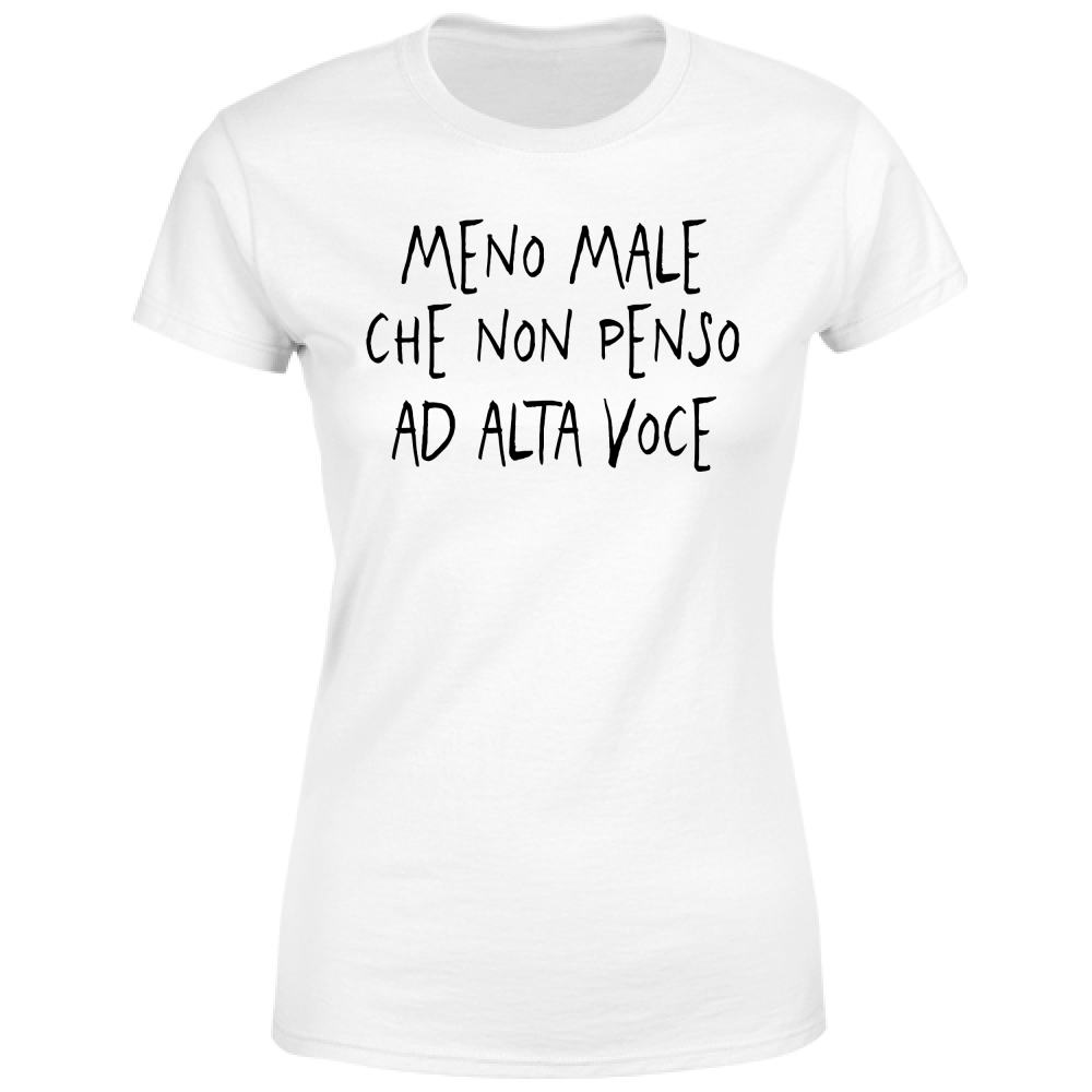 T-Shirt Donna Alta voce - Scritte Divertenti - Chiara