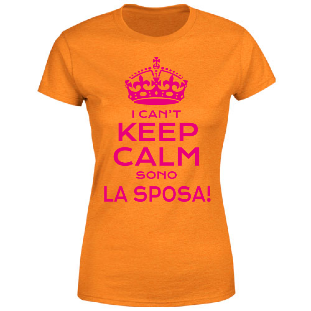 T-Shirt Donna Maglietta - Addio al Nubilato - Can't KC - scura