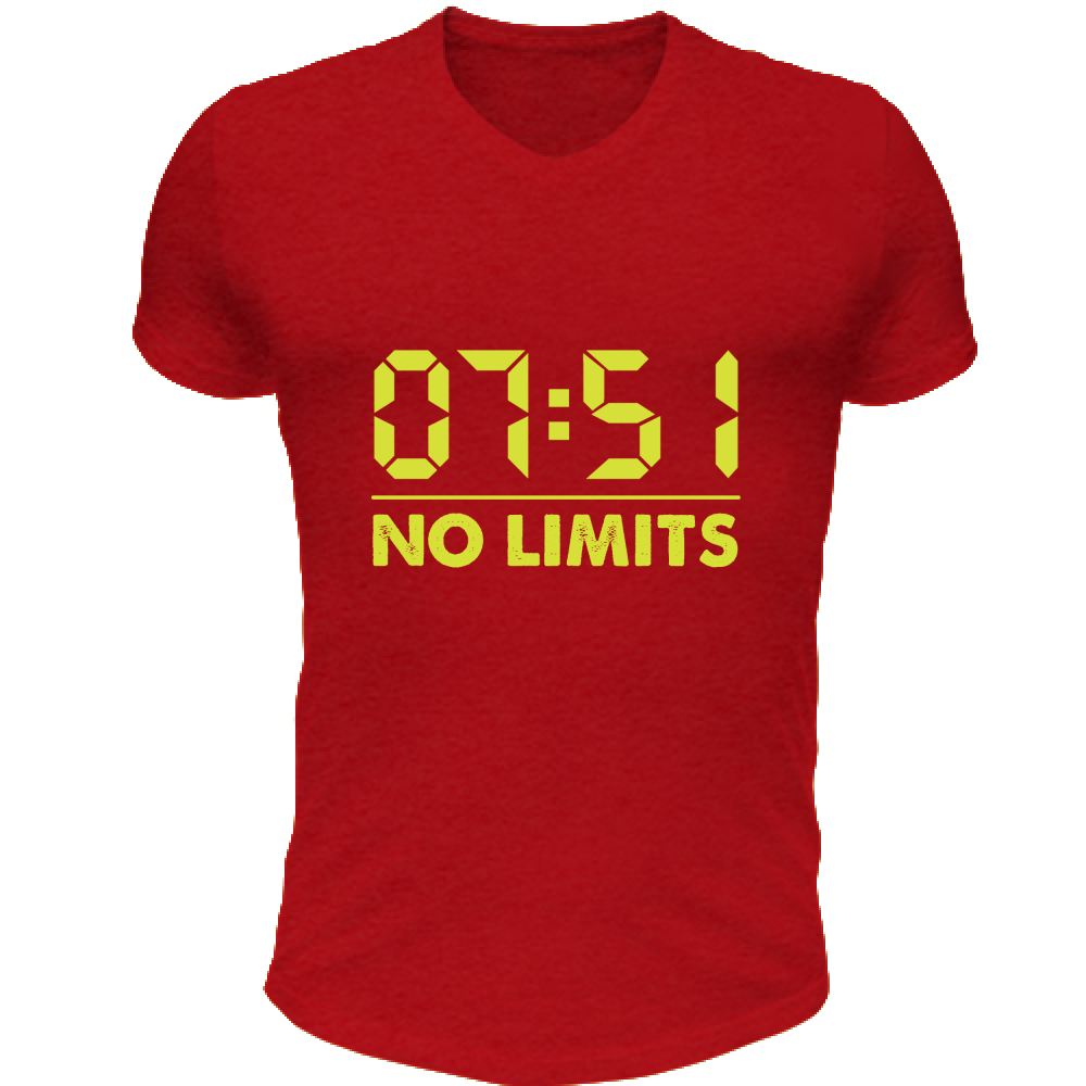 T-Shirt Unisex Scollo V 7:51 no limits