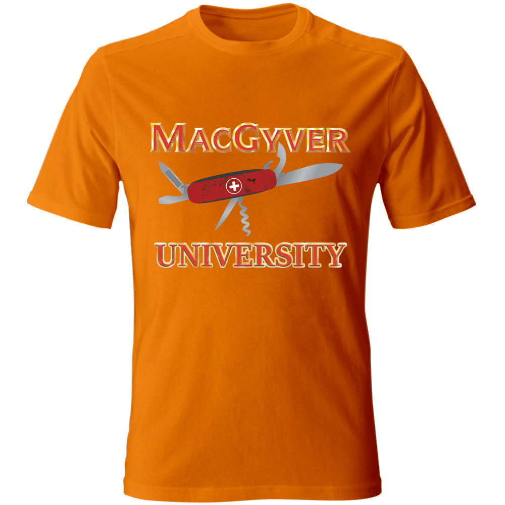 T-Shirt Unisex Le mattine con MacGyver