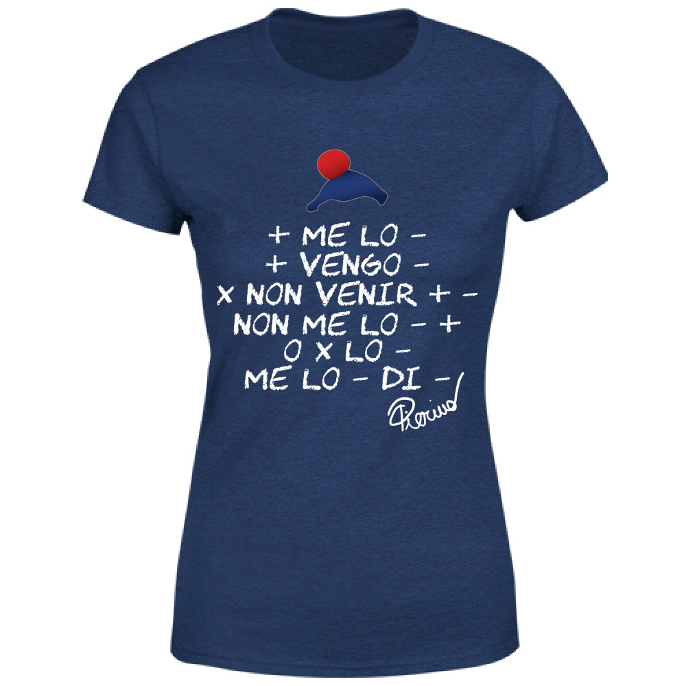 T-Shirt Donna Più melo meno