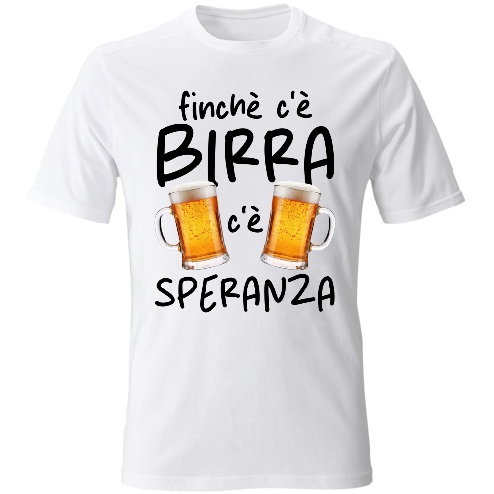 T-Shirt Unisex Speranza - Scritte Divertenti - Chiara