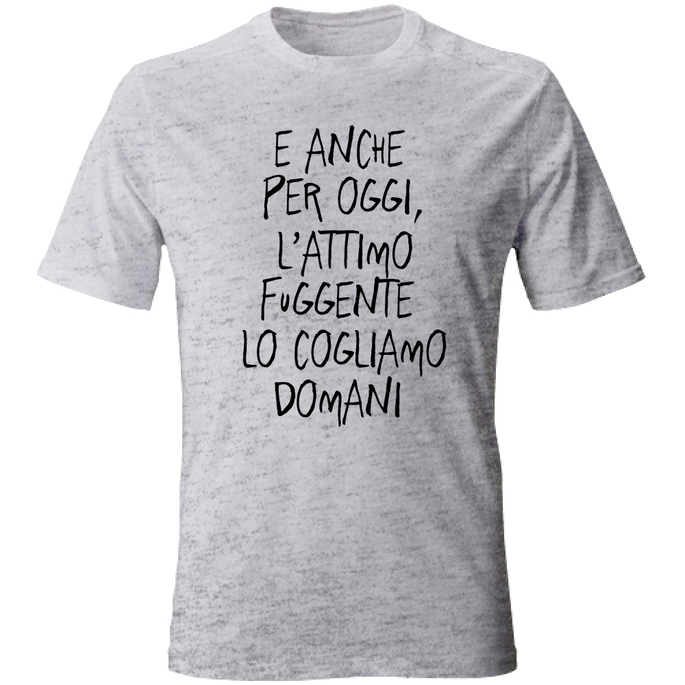 T-Shirt Unisex Attimo fuggente - Scritte Divertenti - Chiara