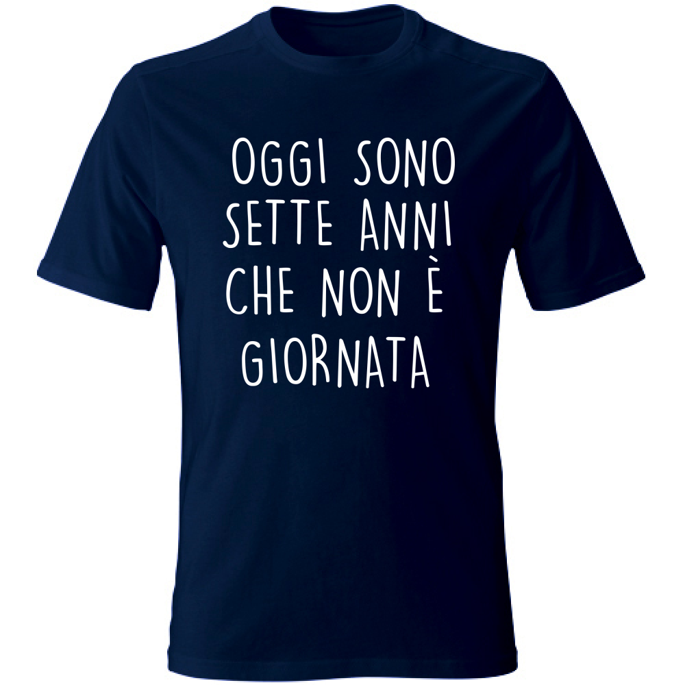 T-Shirt Unisex Non è giornata - Scritte Divertenti