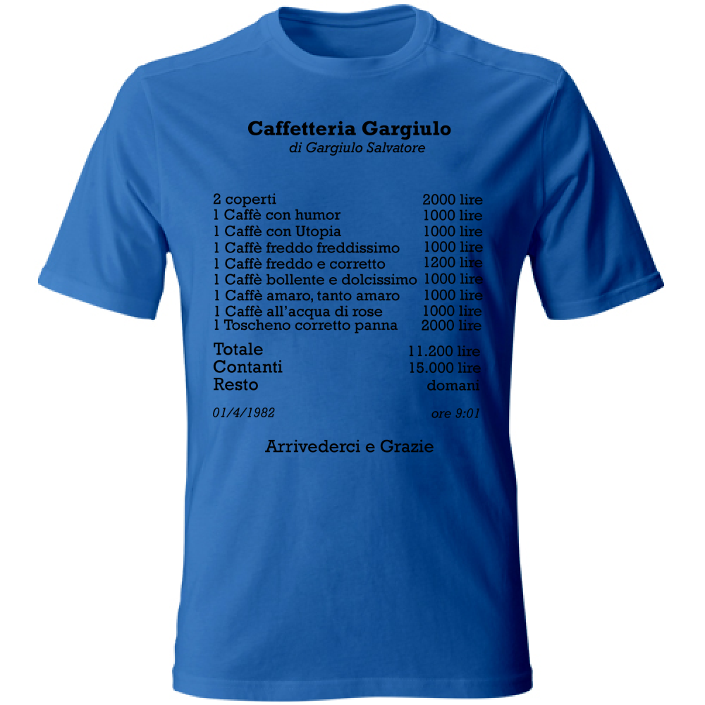 T-Shirt Unisex Caffetteria Gargiulo