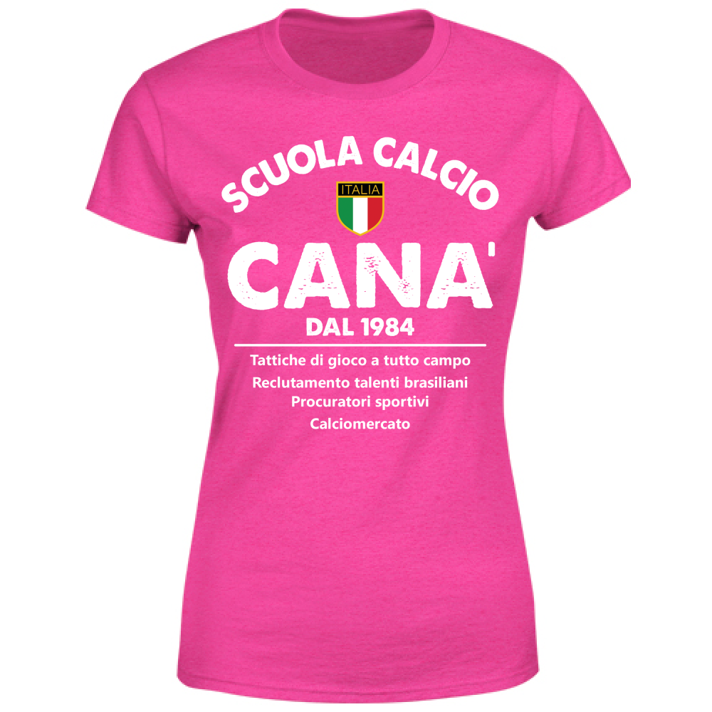 T-Shirt Donna Canà scuola calcio