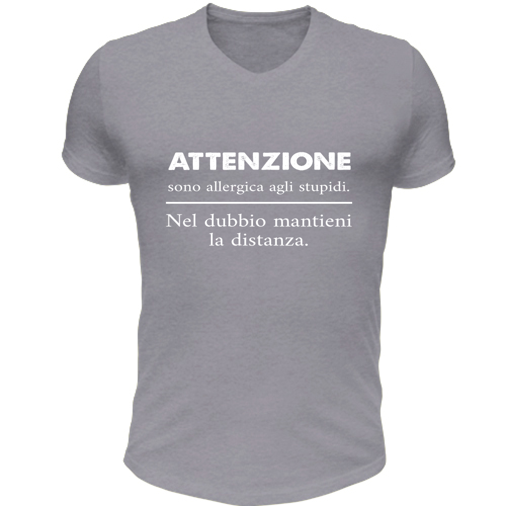T-Shirt Unisex Scollo V Nel dubbio