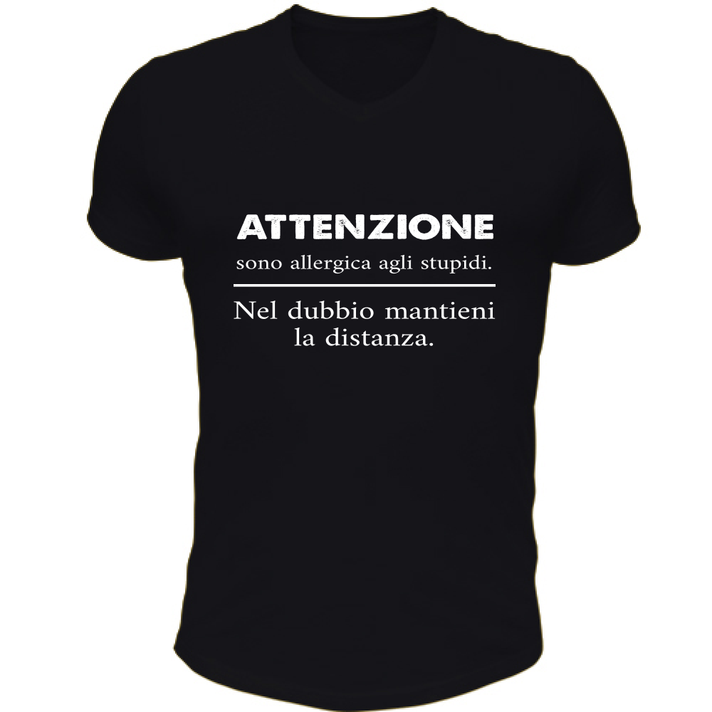 T-Shirt Unisex Scollo V Nel dubbio