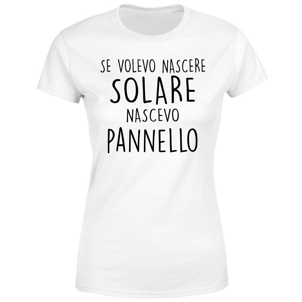 T-Shirt Donna Solare - Scritte Divertenti - Chiara