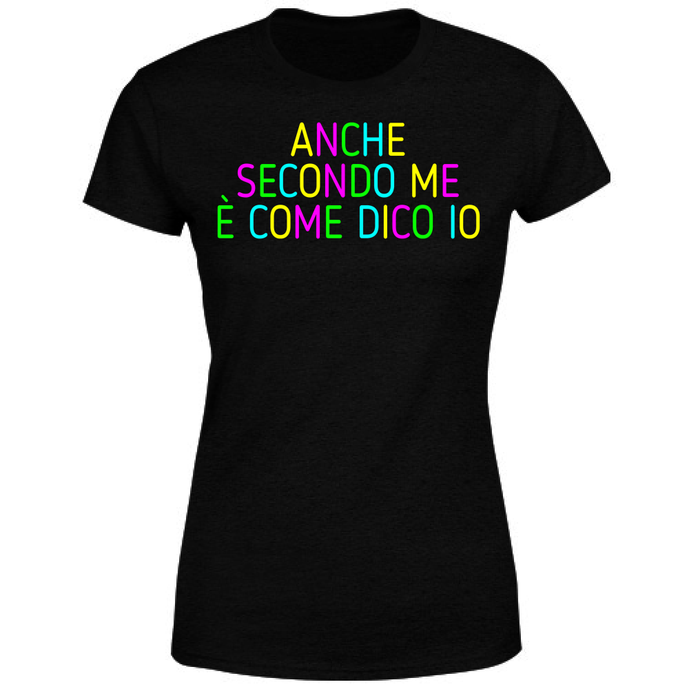 T-Shirt Donna Come dico io - Scritte Acide