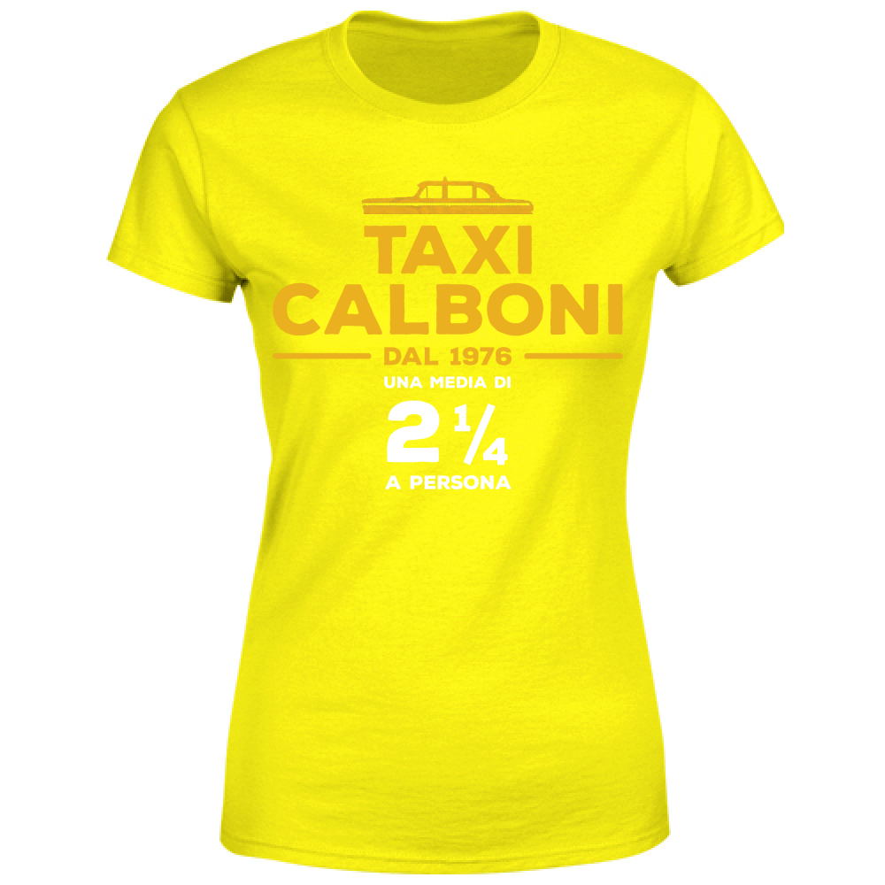 T-Shirt Donna Taxi Calboni