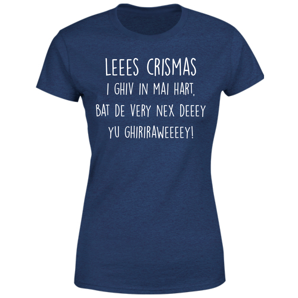 T-Shirt Donna Leees Crismas