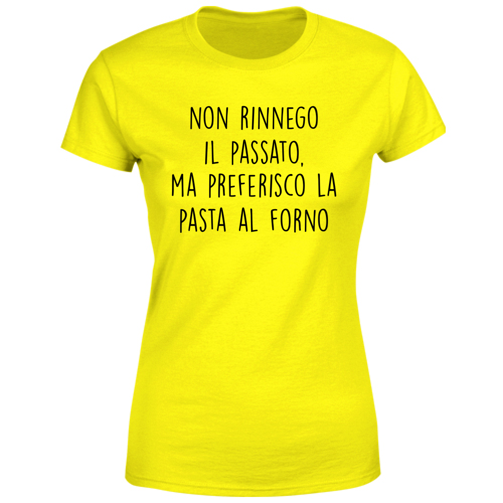 T-Shirt Donna Pasta al forno - Scritte Divertenti - Chiara