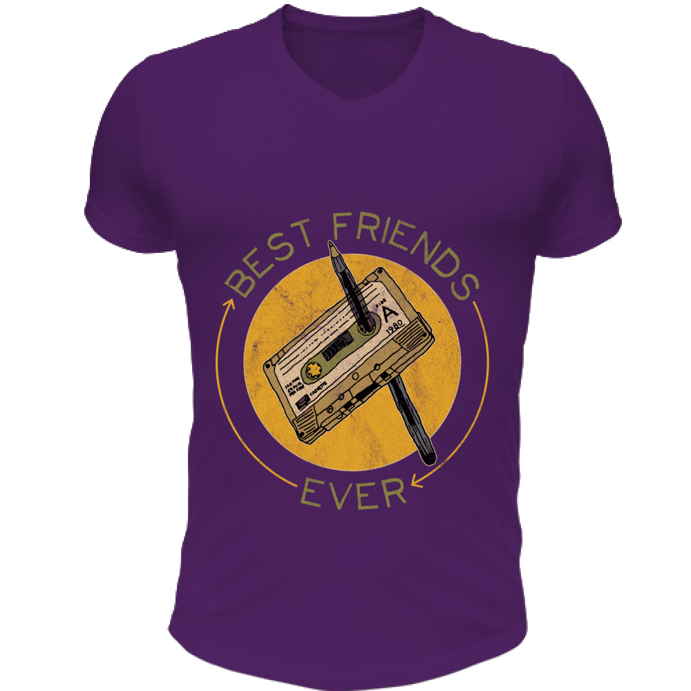 T-Shirt Unisex Scollo V Best Friends