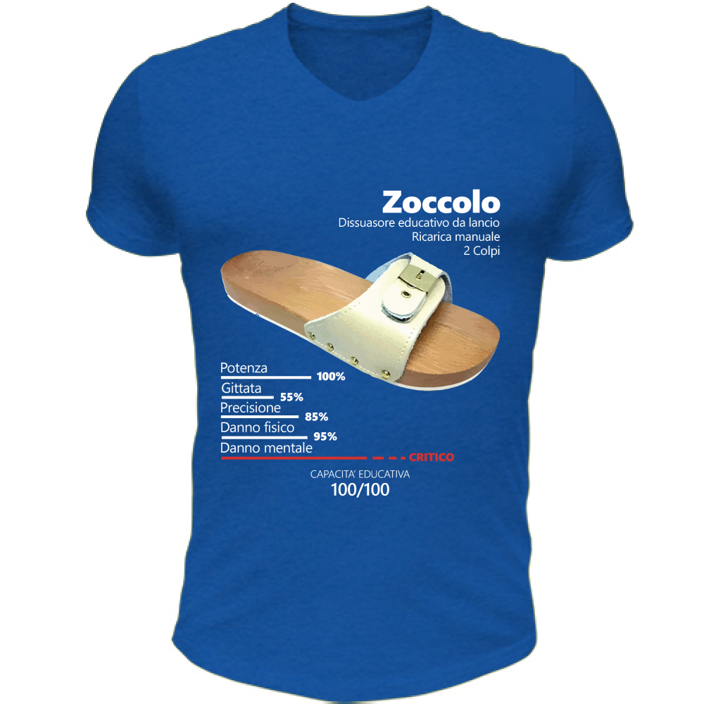 T-Shirt Unisex Scollo V Zoccolo