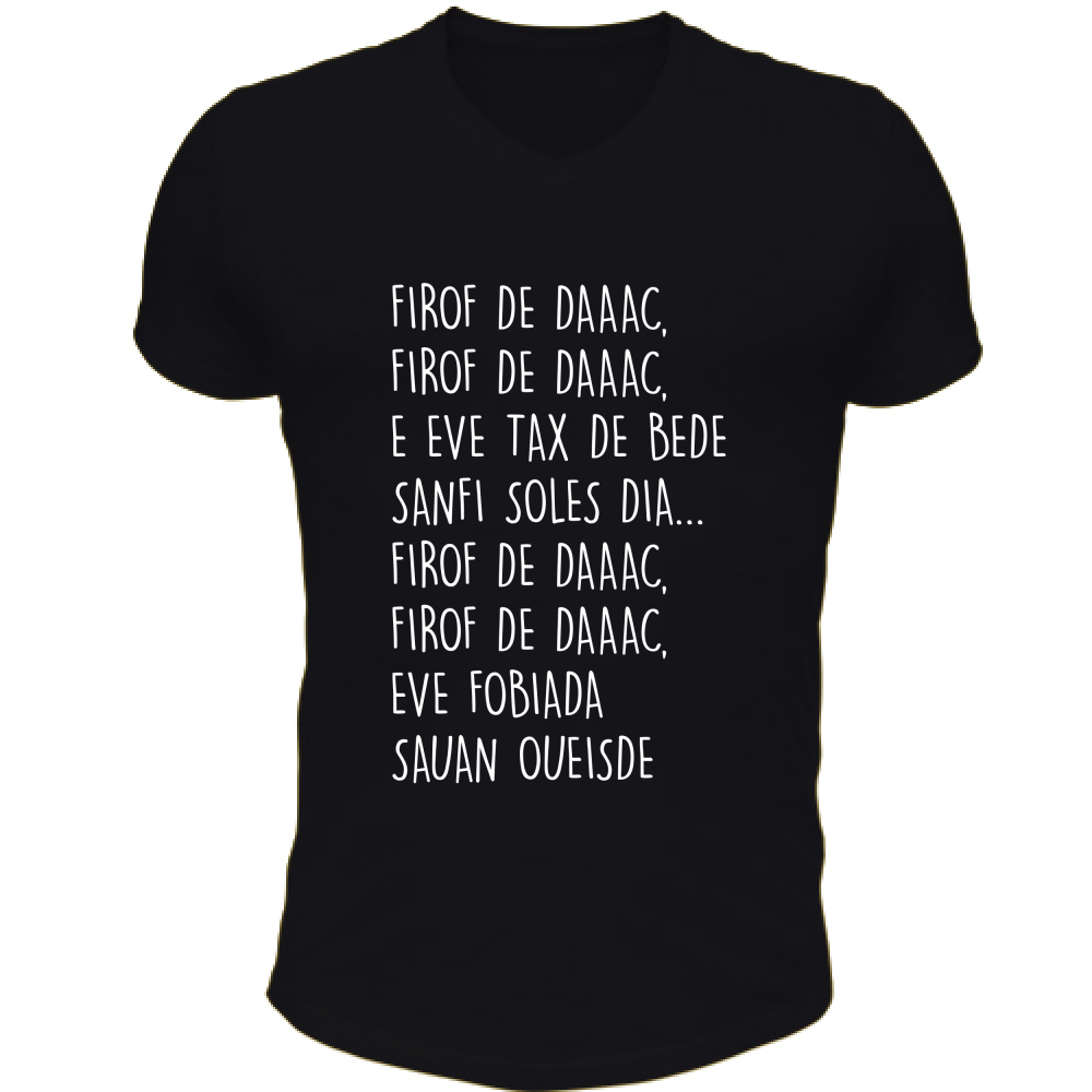 T-Shirt Unisex Scollo V Firof de daaac