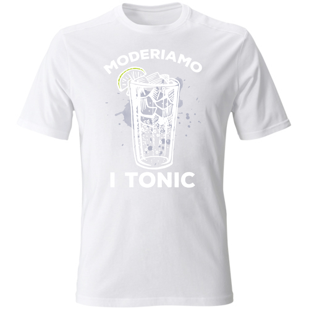 T-Shirt Unisex Large Moderiamo i Tonic