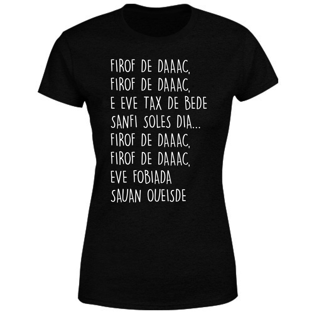 T-Shirt Donna Firof de daaac