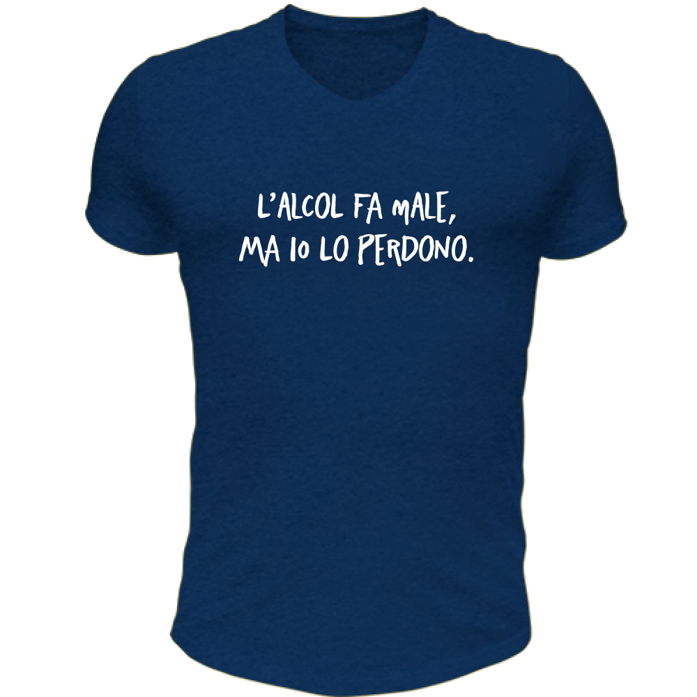 T-Shirt Unisex Scollo V Io perdono - Scritte Divertenti