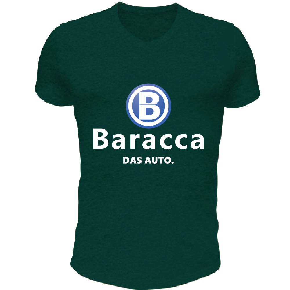 T-Shirt Unisex Scollo V Baracca Auto