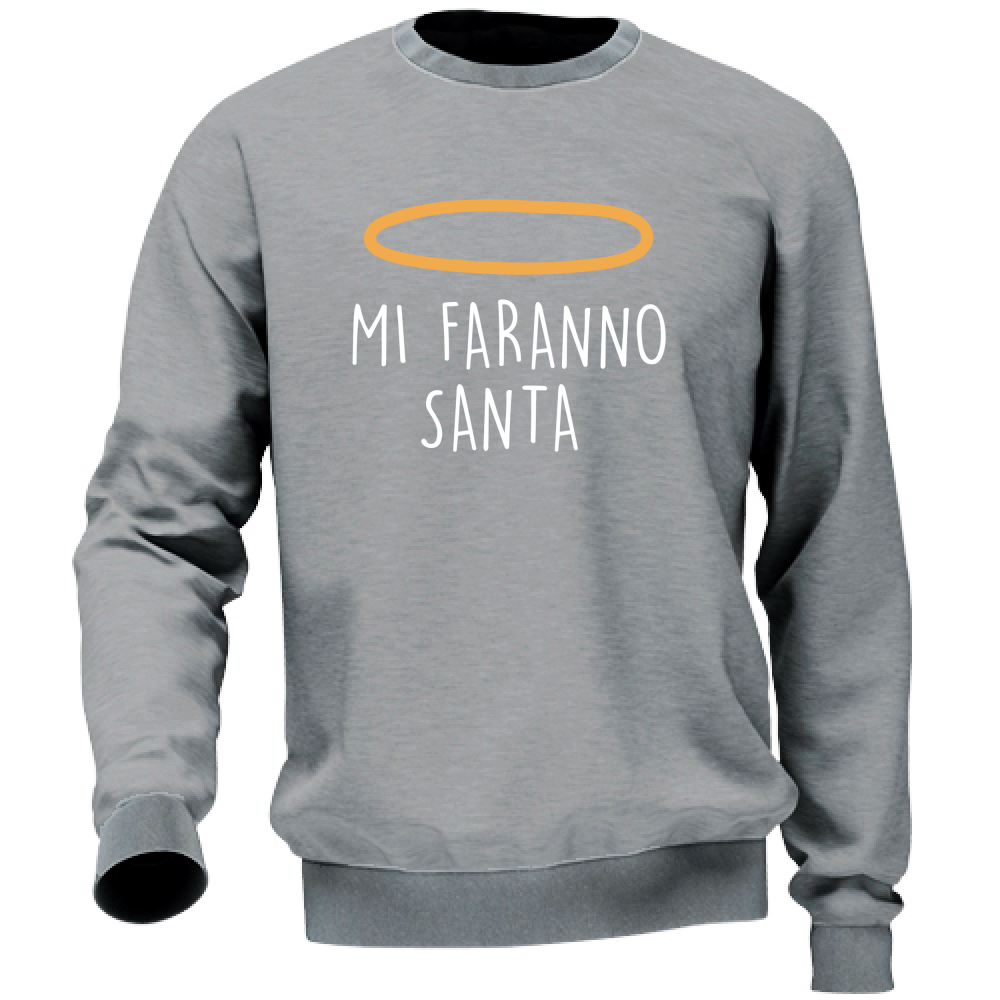 Felpa Unisex Mi faranno santa - Scritte Divertenti