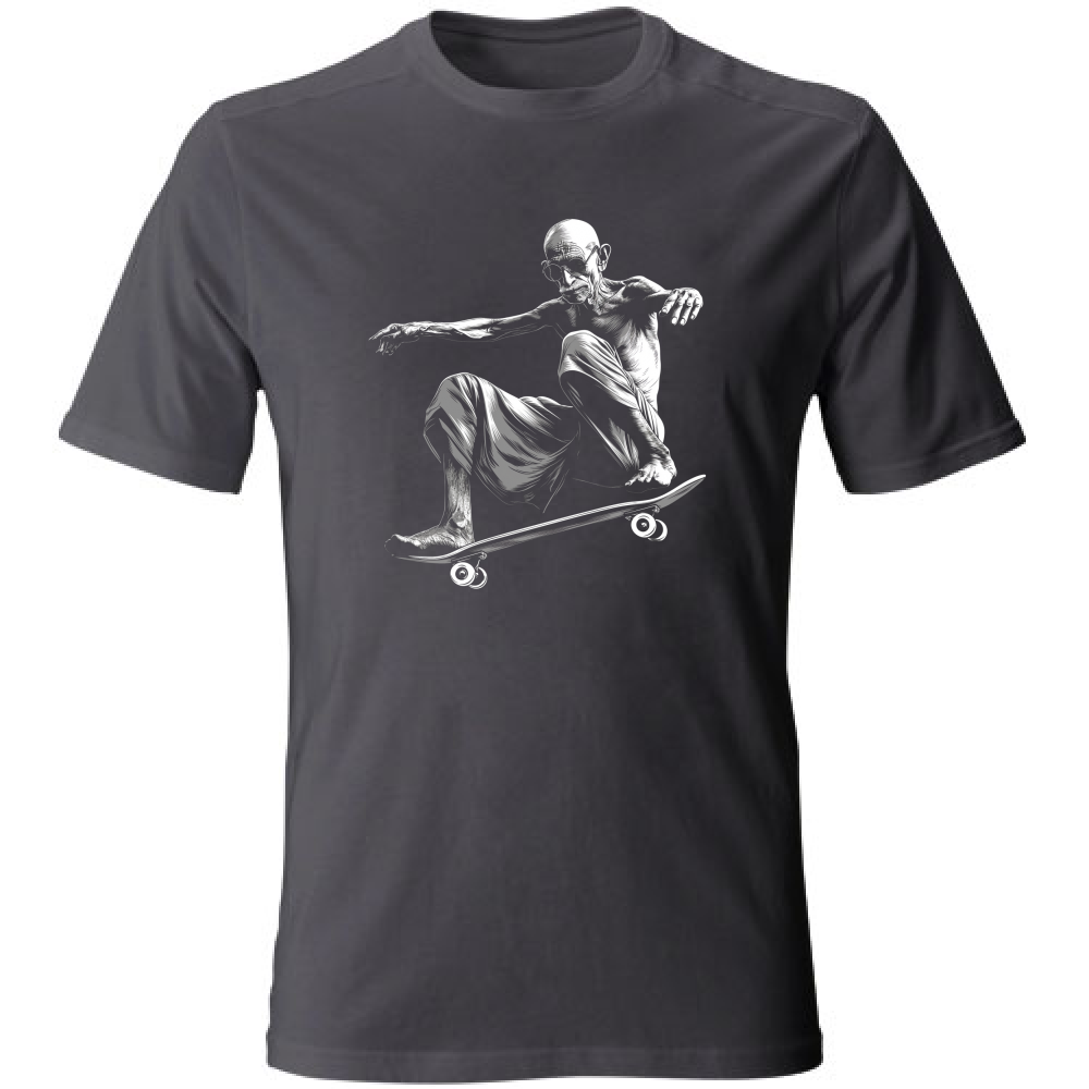 T-Shirt Unisex Large Mahatma Skater