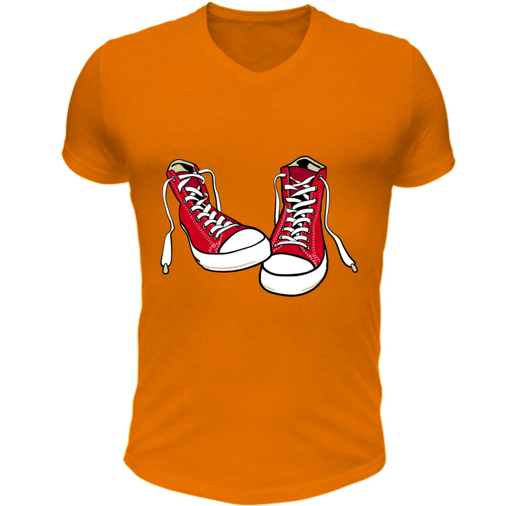T-Shirt Unisex Scollo V Sneaker All