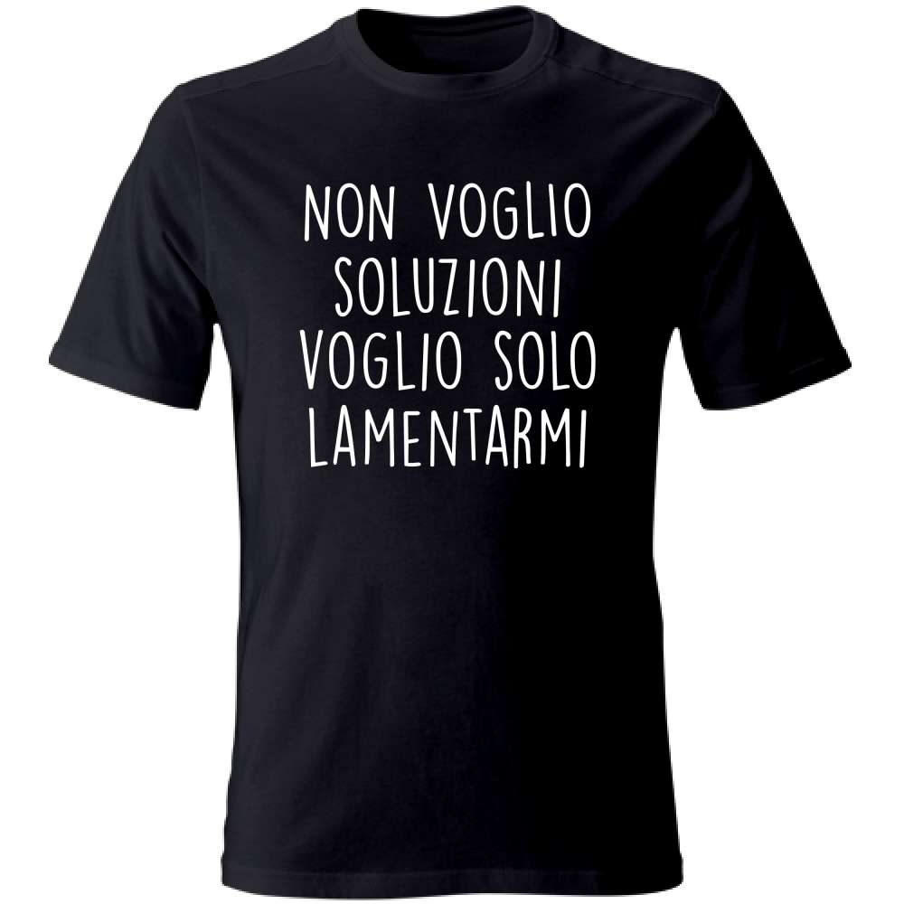 T-Shirt Unisex Soluzioni - Scritte Divertenti