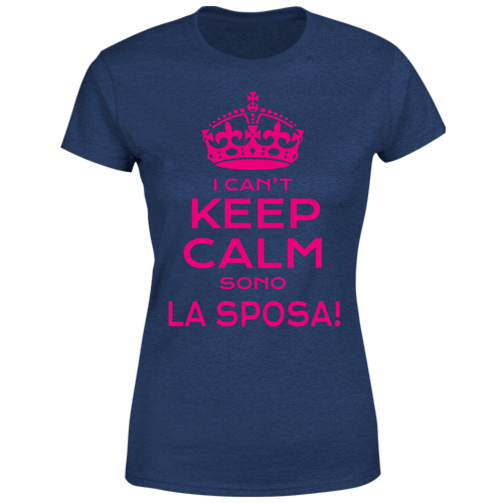 T-Shirt Donna Maglietta - Addio al Nubilato - Can't KC - scura