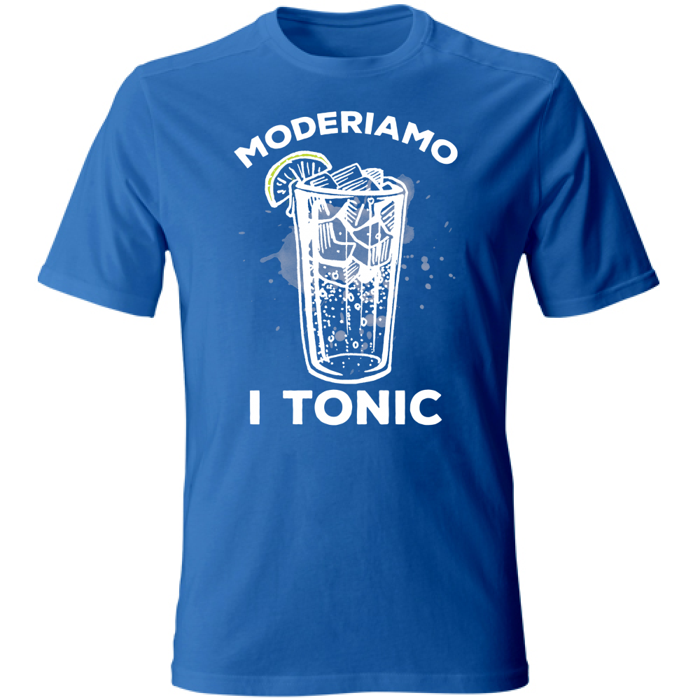 T-Shirt Unisex Large Moderiamo i Tonic