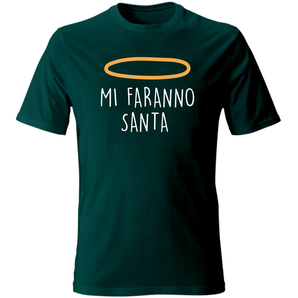 T-Shirt Unisex Mi faranno santa - Scritte Divertenti