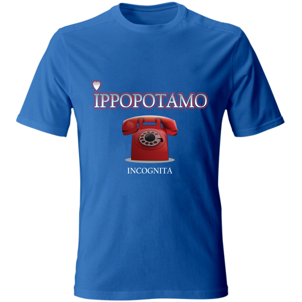 T-Shirt Unisex Ippopotamo Incognita