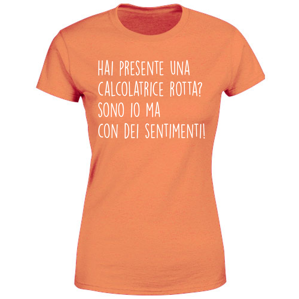 T-Shirt Donna Clacolatrice - Scritte Divertenti