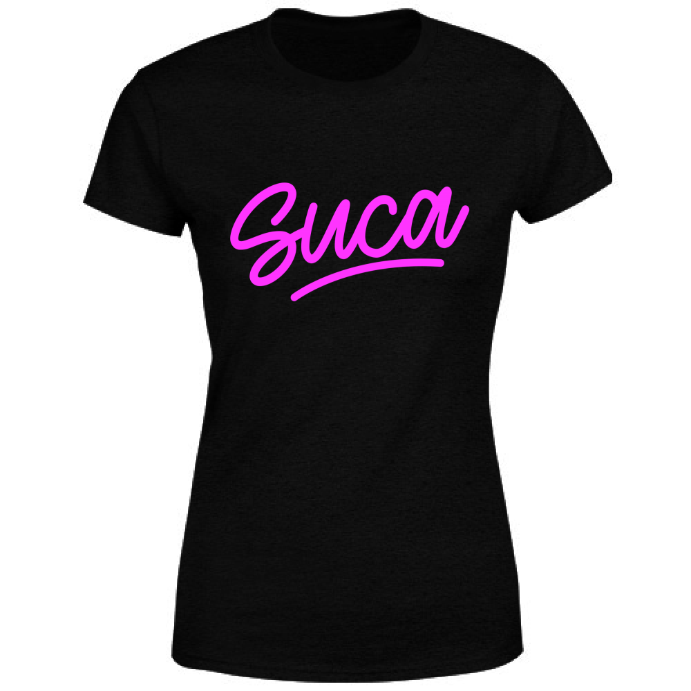 T-Shirt Donna Suca - Scritte Acide