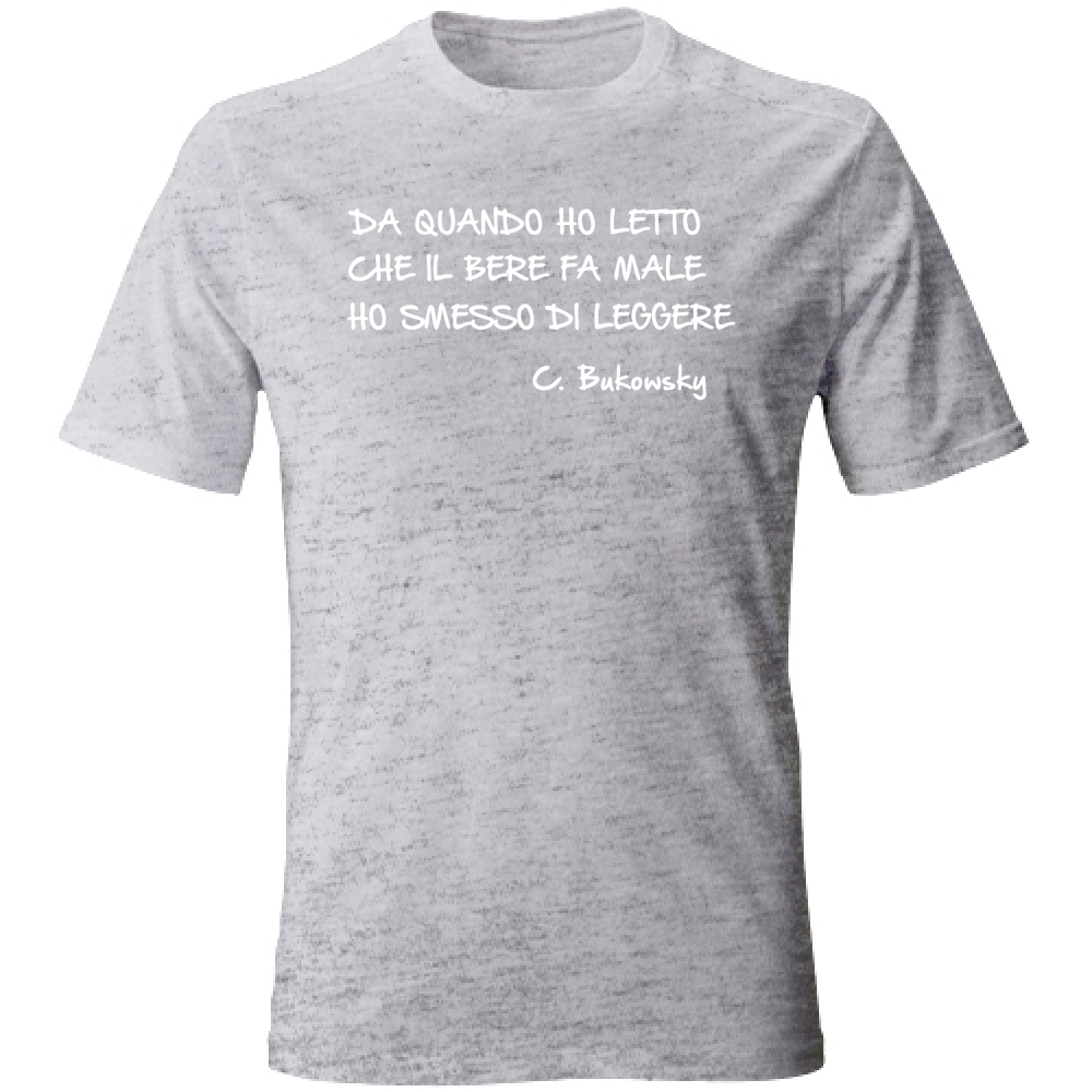 T-Shirt Unisex Ho smesso di leggere - Scritte Divertenti