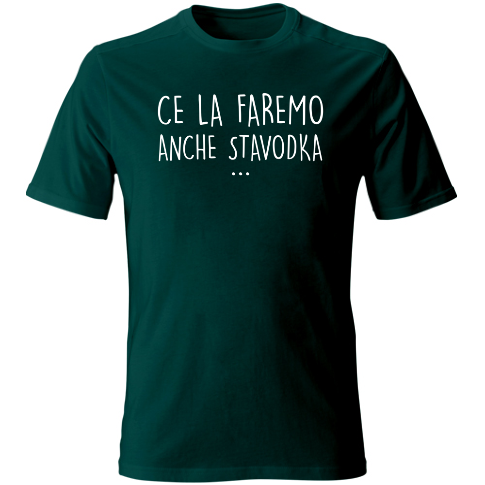 T-Shirt Unisex Ce la faremo - Scritte Divertenti