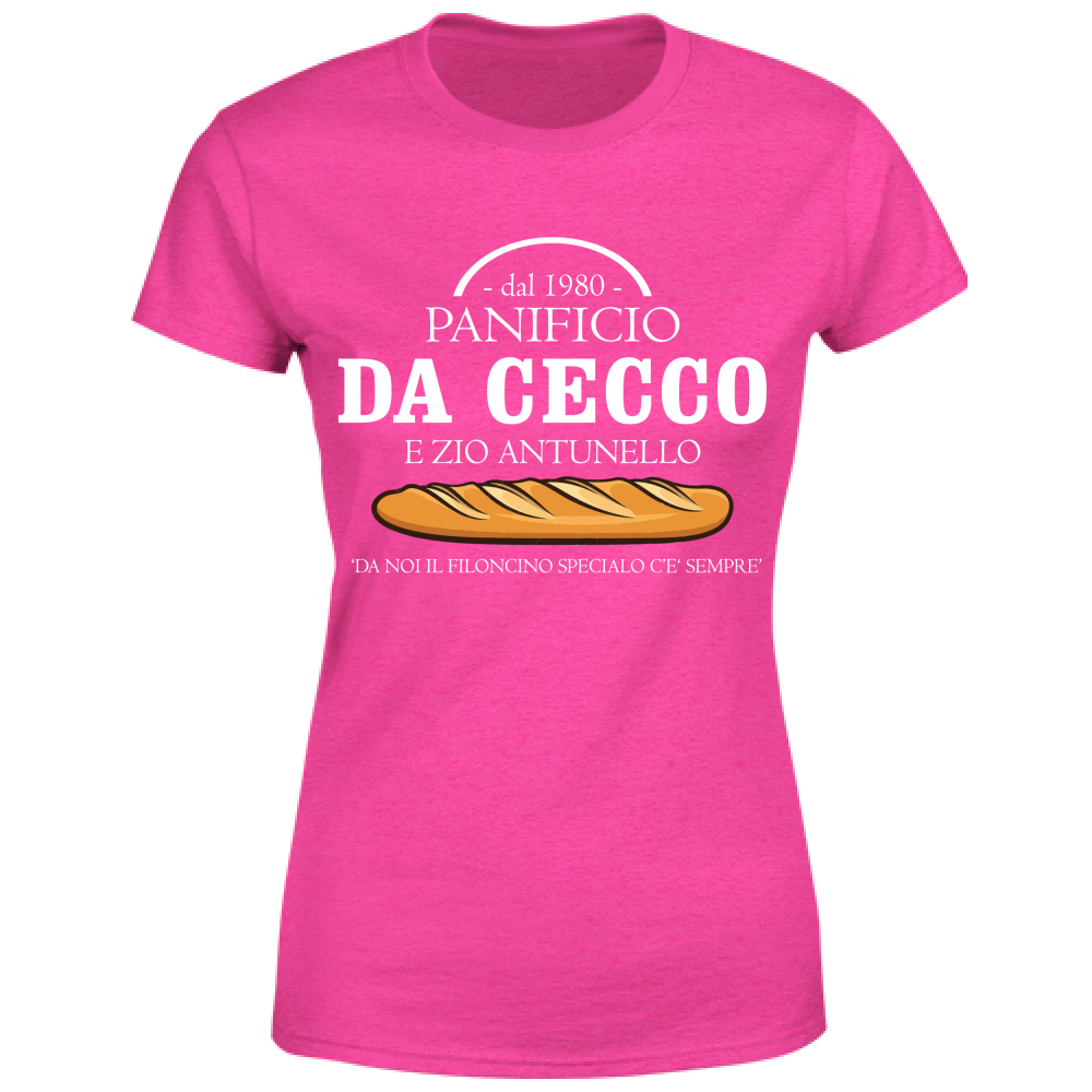 T-Shirt Donna Panificio da Cecco