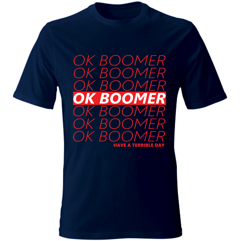 T-Shirt Unisex Ok Boomer Maglietta