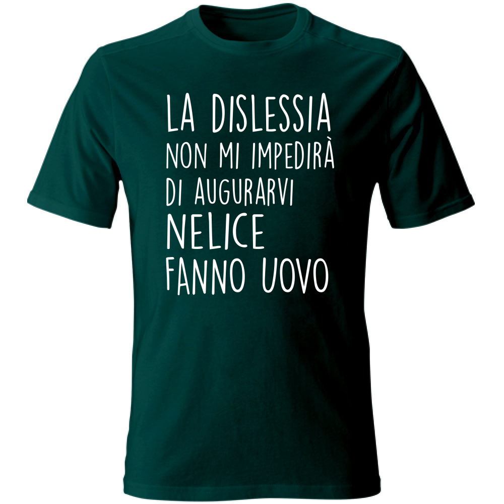 T-Shirt Unisex Nelice Fanno Uovo - Scritte Divertenti